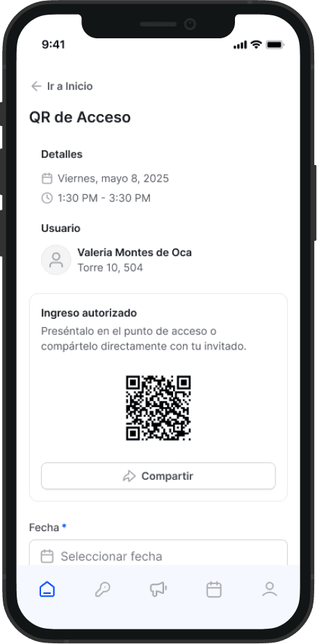 App móvil de Residia